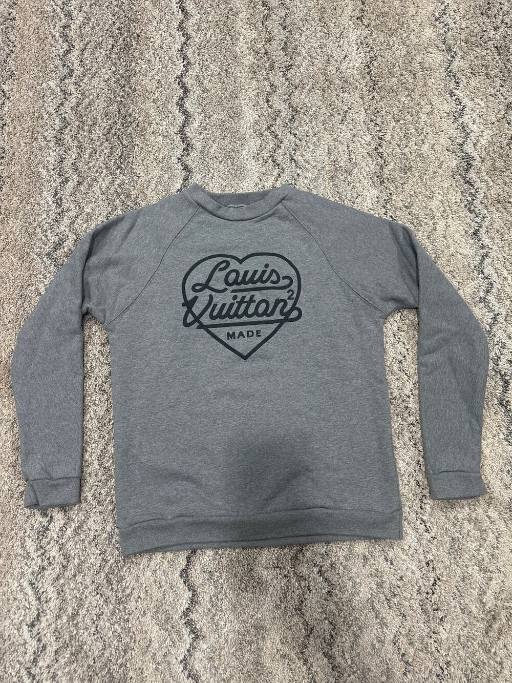 Louis Vuitton Nigo Long Sleeve Gray Sweater Size XS
